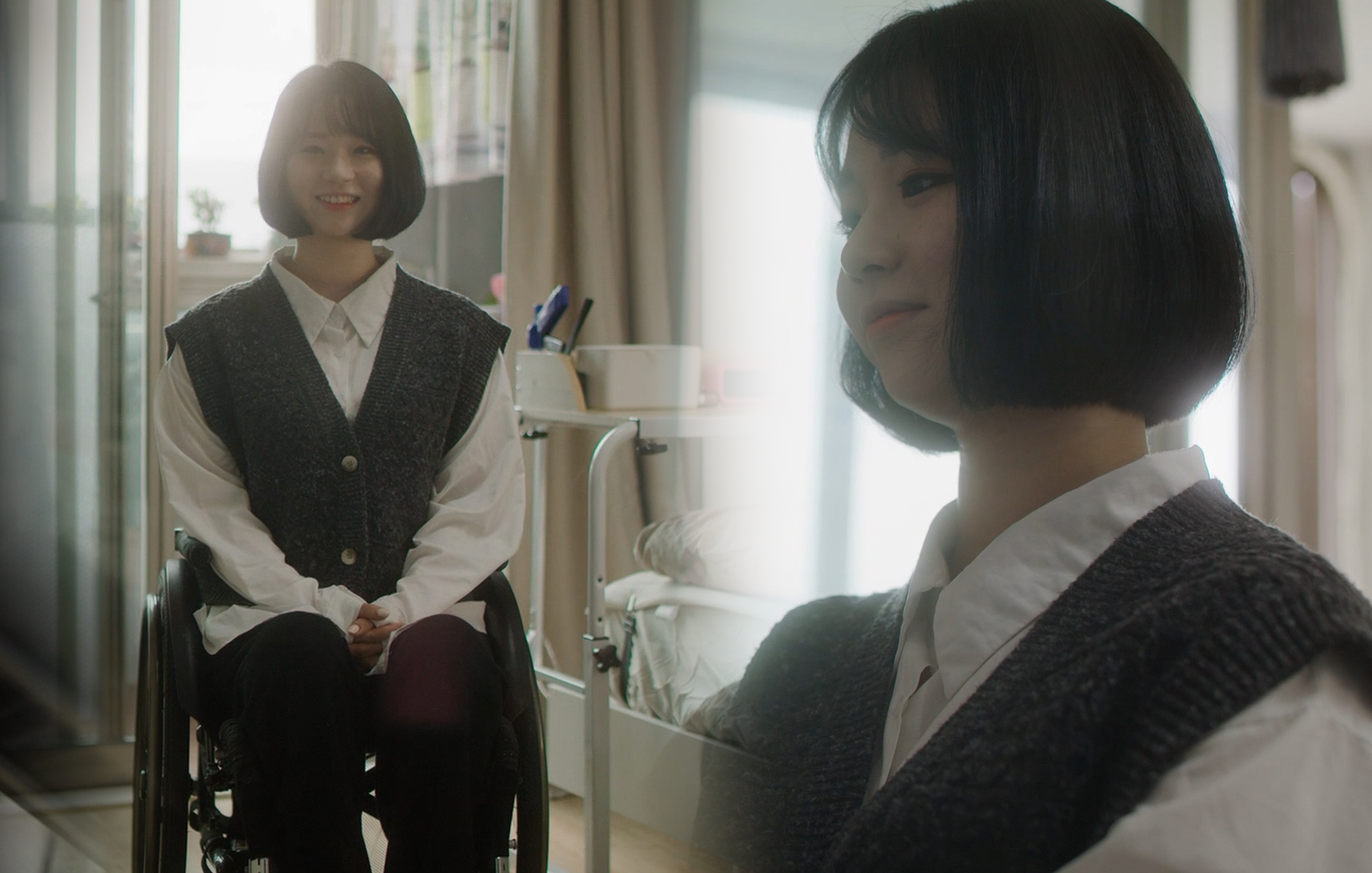 a person in a wheelchair