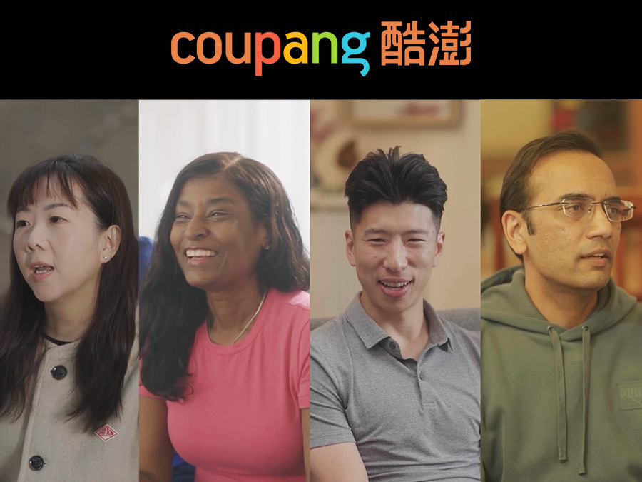 a group of people smiling