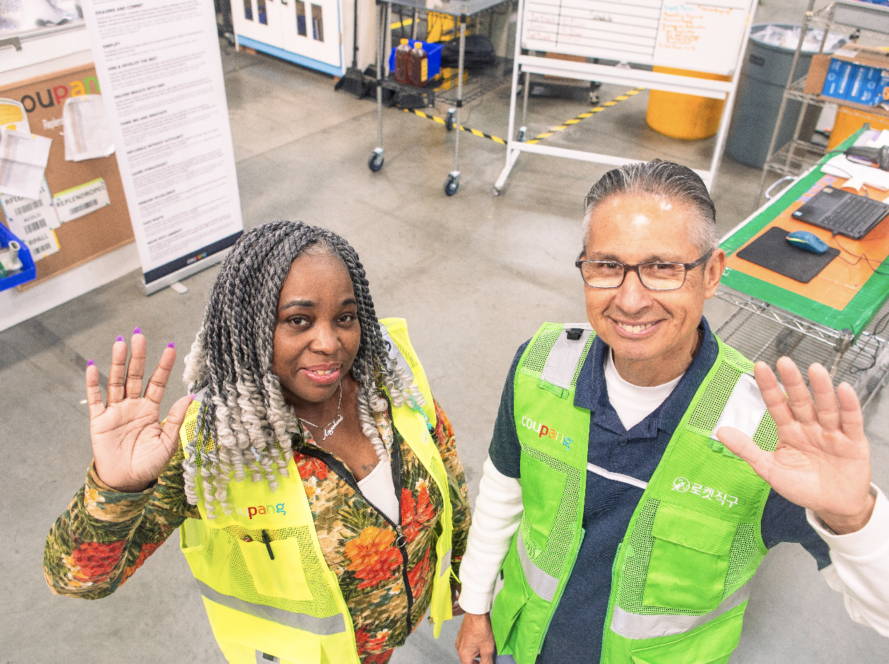 a person and person in safety vests