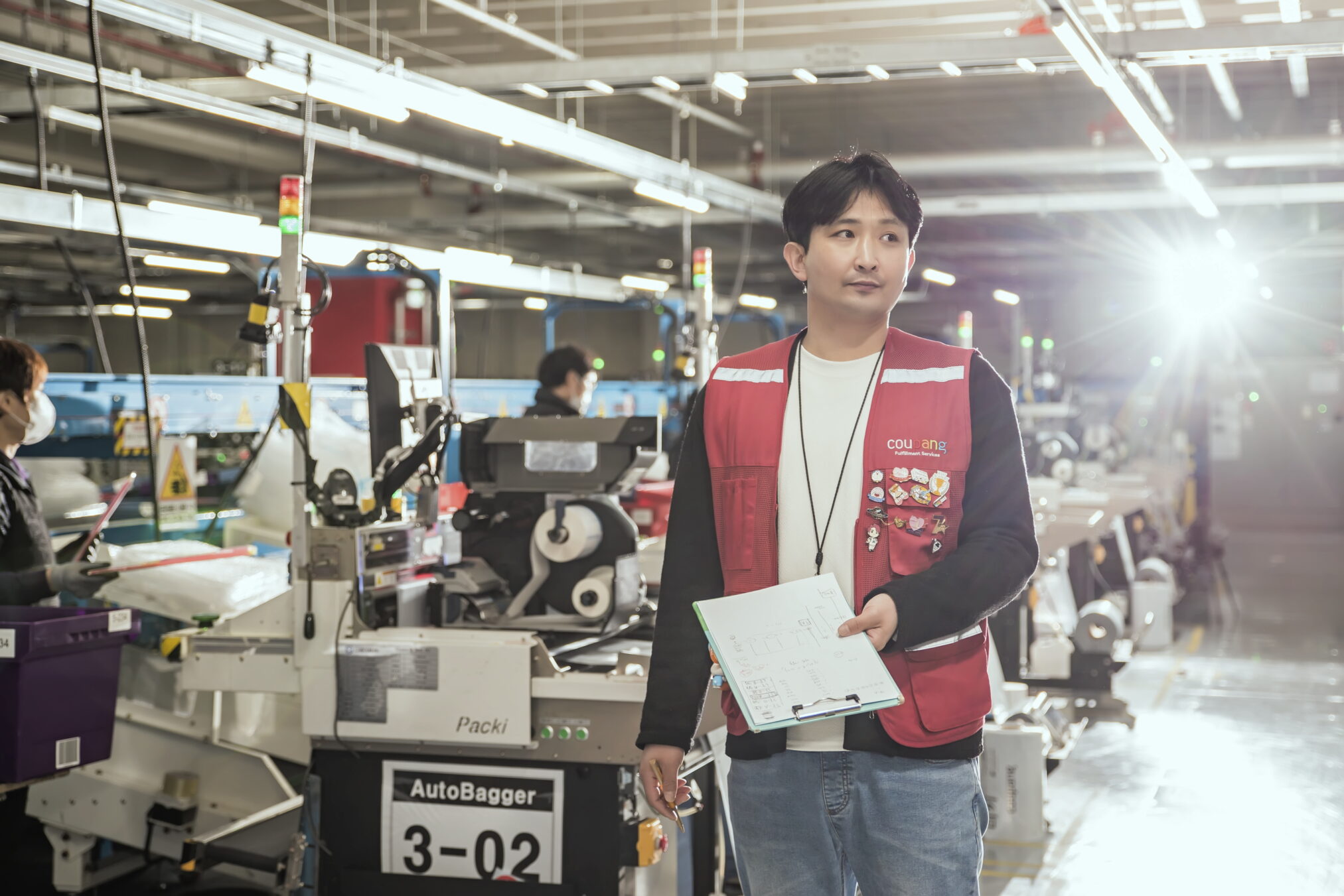 공장에 있는 사람