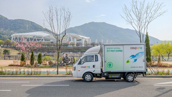 a truck on the road