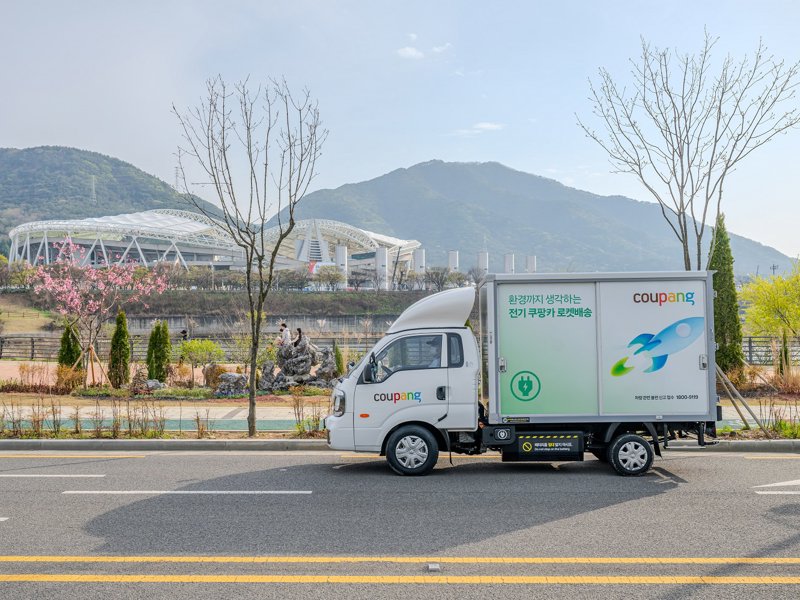 a truck on the road