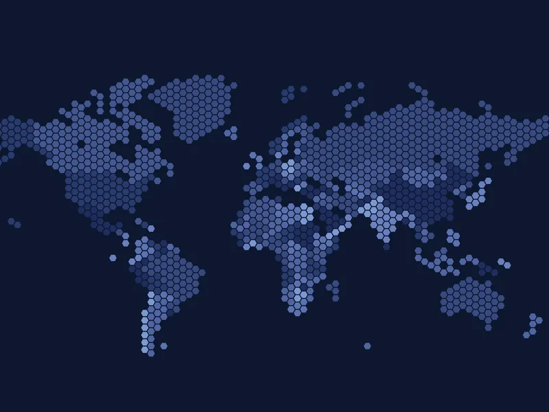 a map of the world