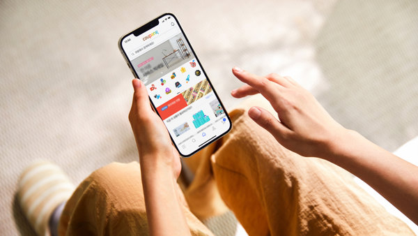 a person holding a phone